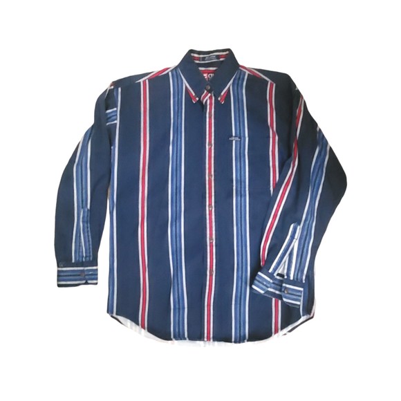 Chemise Femme J.Crew En Coton 100% Manches Longues Rayures Rouges Et Blanches, Taille 10